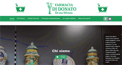 Desktop Screenshot of farmaciadidonato.com