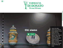 Tablet Screenshot of farmaciadidonato.com